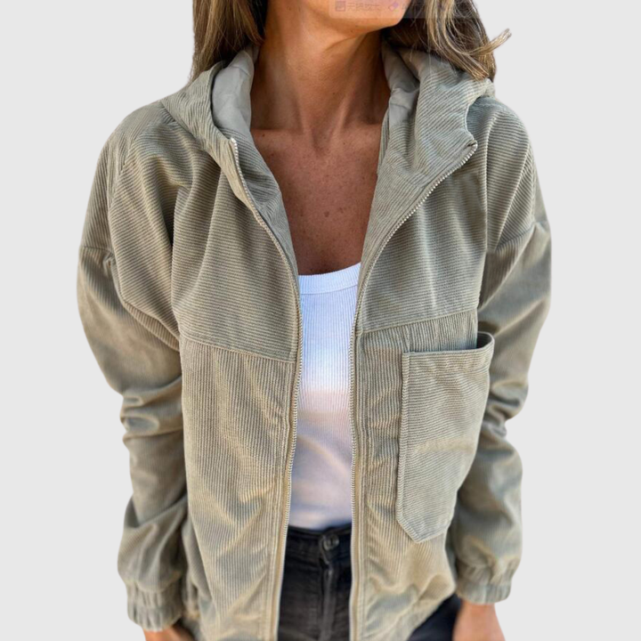 Elviana | Hooded Zip Jacket