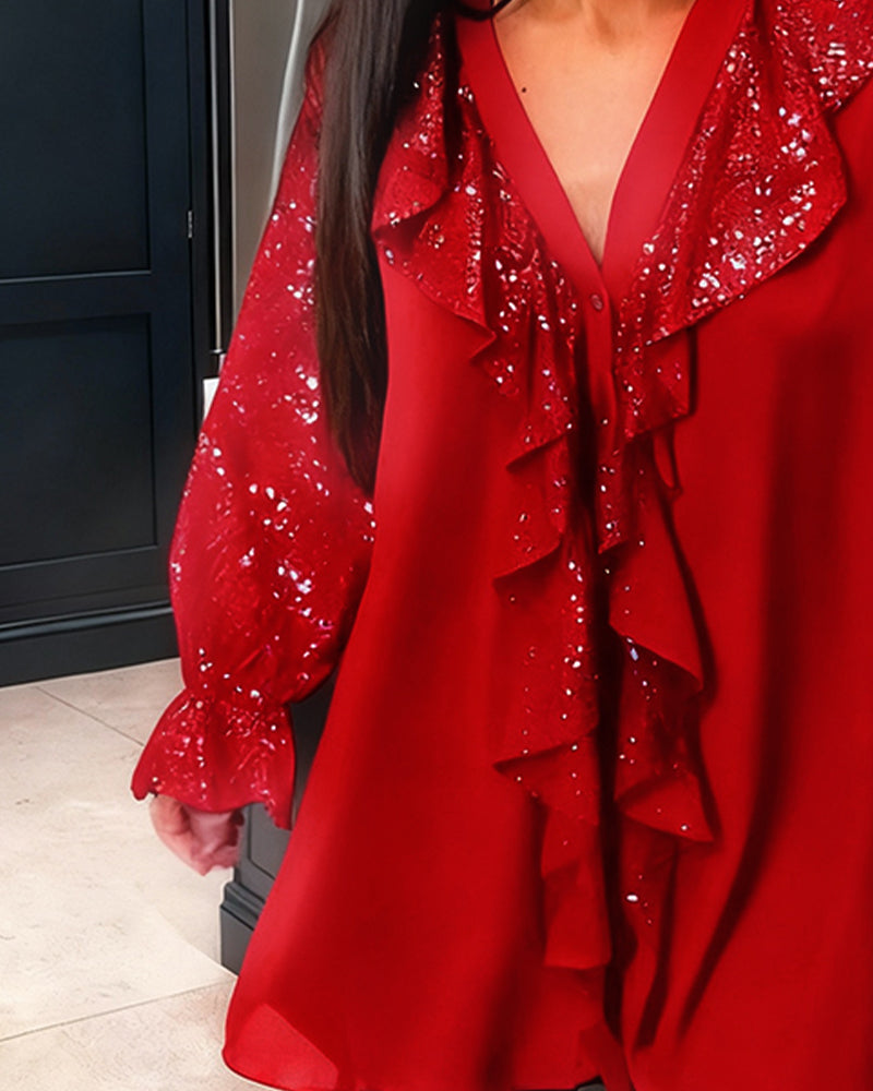 Nellie | Top with Ruffles