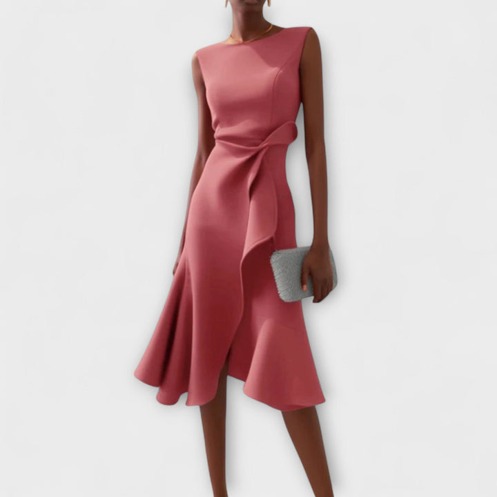 Ariana | Pleated Midi Dress