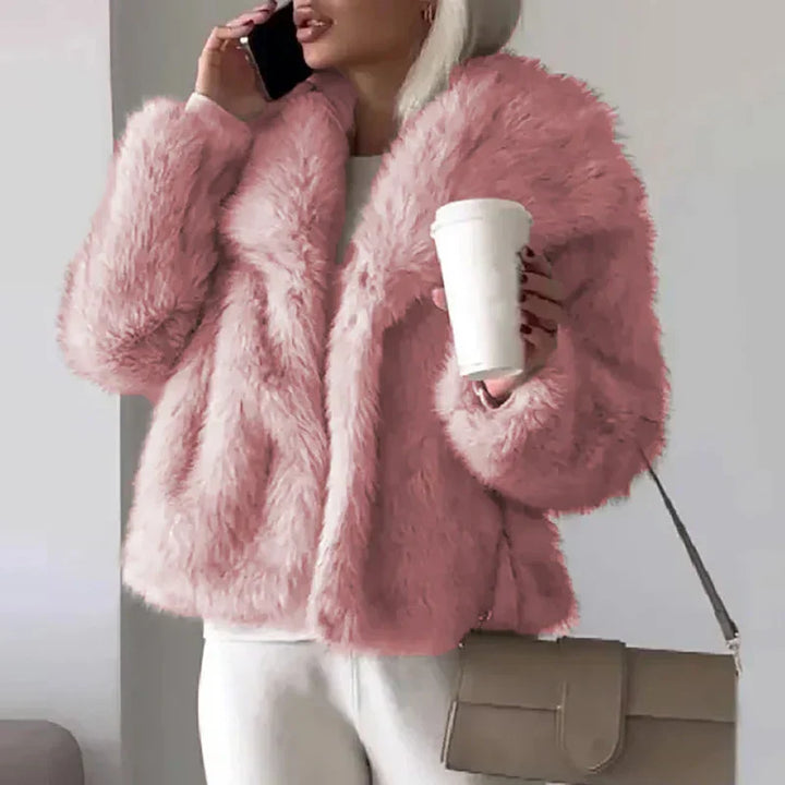 Charnotte | Women’s Chic Faux Fur Winter Jacket
